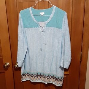 J. Jill Boho Rayon Tunic